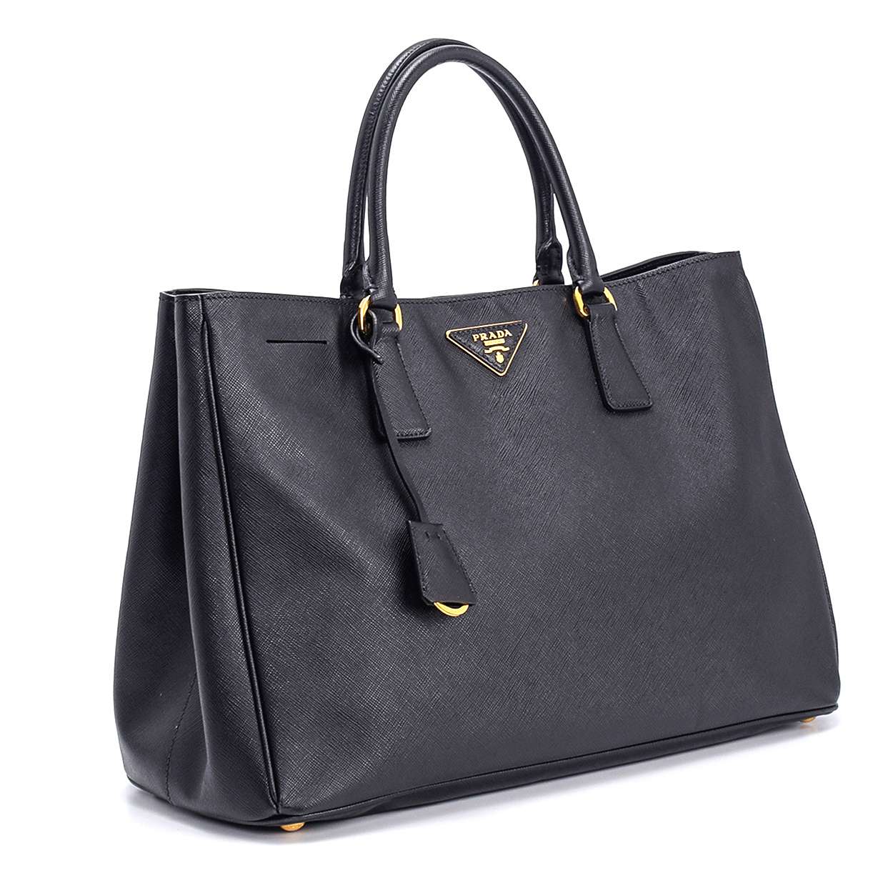 Prada - Black Saffiano Leather Galleria Medium Tote Bag